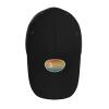 ADTEMP Retro Pole Vault Outdoor Curved Brim Baseball Hat Sandwich Hat with Buckle Casual Mesh Hat Black view 4