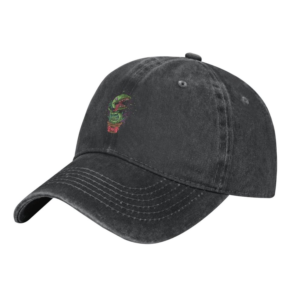 Vintage The Horrible Cannibal Flower Baseball Caps for Men Women Hat Adjustable Cowboy Hats Baseball Cap Black
