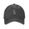 Vintage The Horrible Cannibal Flower Baseball Caps for Men Women Hat Adjustable Cowboy Hats Baseball Cap Black view 2