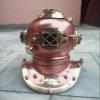 NineFit Basics Brass Vintage Style Mark V US Navy Scuba Deep Mini Diving Divers Helmet Gift, As shown in image view 4