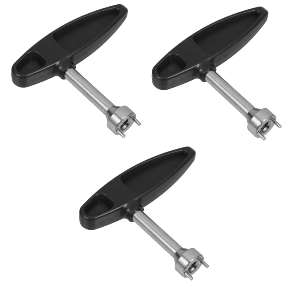 BESPORTBLE 3pcs Golf Spikes Removal Tool Shoes Spike Wrench Textured Handle Long Pegs for Golf Shoes Essential for Golfers
