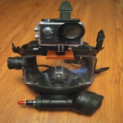 OTS Full Face Mask Sports Camera Mount