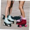 BESPORTBLE 2pairs Roller Hockey Skates Polyester Boot Covers Ice Skates Cover Protector Elastic view 2
