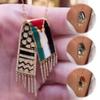 Palestine Scarf NecklaceStainless Steel Palestine Scarf Keffiyeh Pendant Necklace Palestinian Scarf with Tassels Palestine Jewelry Accessories Gifts for Women Men view 4