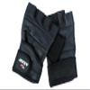 ARAW Workout Gloves for Men and Women, Weight Lifting Fingerless Gloves, Power Lifting Wrist Wrap Gym Gloves, Anti-Slip Leather Fitness Gloves, Training, Bodybuilding (Small) view 1