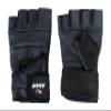 ARAW Workout Gloves for Men and Women, Weight Lifting Fingerless Gloves, Power Lifting Wrist Wrap Gym Gloves, Anti-Slip Leather Fitness Gloves, Training, Bodybuilding (Small) view 4