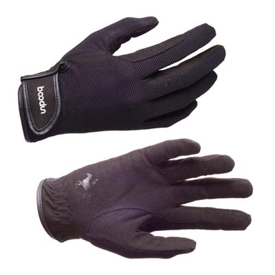 BESPORTBLE 1pair Professional Gloves Unisex Touchscreen Riding Gloves for Training Black Breathable Microfiber Wrist for Optimal Fit