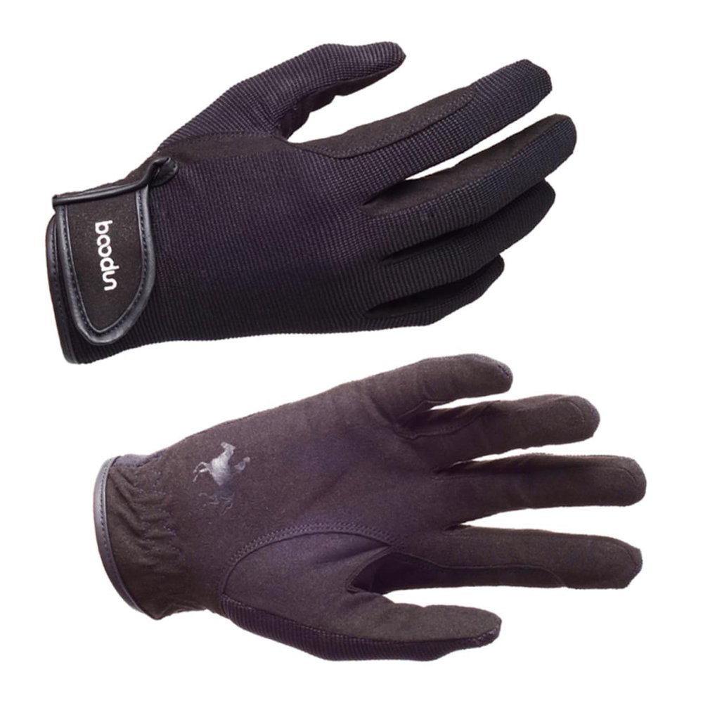 BESPORTBLE 1pair Professional Gloves Unisex Touchscreen Riding Gloves for Training Black Breathable Microfiber Wrist for Optimal Fit