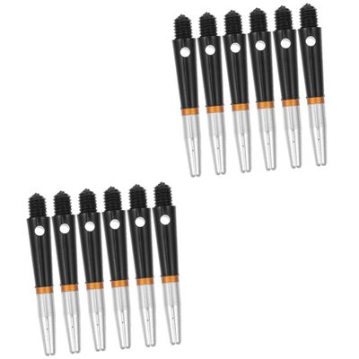 BESPORTBLE 12pcs Rotating Dart Shafts and Stems Lightweight Accessories for Home Office and Game Rooms for Daily Training and Improved Dart Stability