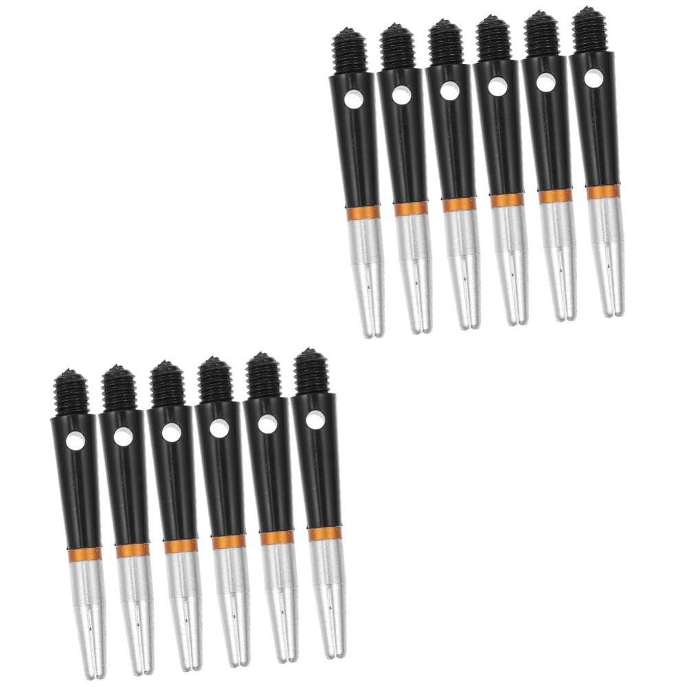 BESPORTBLE 12pcs Rotating Dart Shafts and Stems Lightweight Accessories for Home Office and Game Rooms for Daily Training and Improved Dart Stability
