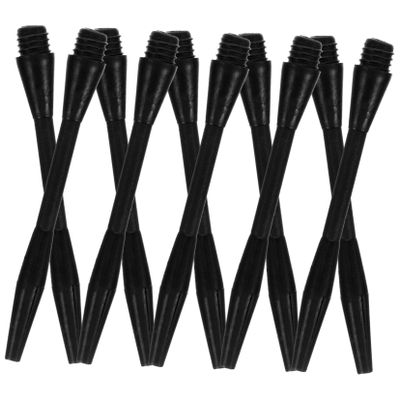 BESPORTBLE 50pcs Nylon Dart Shafts Accessories Threaded Replacement Shafts for Soft Tip and Steel Tip Convenient Installation for Indoor and Outdoor Use