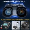SUZLAZYR NV8000 Night Vision Goggles with 3D Vision Effect - Head Mounted Night Vision Binoculars, FHD Hands Free Nightvision Goggles for Helmet, 8X Digital Zoom, 1312FT, Include 32GB SD Card view 4