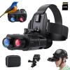 SUZLAZYR NV8000 Head-Mounted Night Vision Goggles, Rechargeable Hands Free 3D Night Vision Binoculars for Adults, 8X Digital Zoom, 32GB Cards for Save 4K Video and 36MP Photo view 1