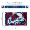Colorado Avalanche Printed Header 3x5 Premium Banner Flag view 2