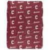 College of Charleston Blanket, 60"x80" Logo Pattern Silky Touch Sherpa Back Super Soft Throw Blanket view 2