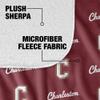 College of Charleston Blanket, 60"x80" Logo Pattern Silky Touch Sherpa Back Super Soft Throw Blanket view 4