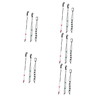 BESPORTBLE 15pcs Golfing Supplies Portable Golfing Scoring Chain Score Counter Beaded Golfs Counter Golfers