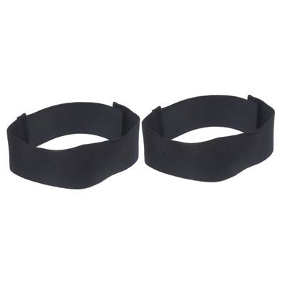 BESPORTBLE 2pcs Anti-Slip Hockey Shin Strap for Goalkeeper Fixed Shin Guard Support Lightweight Space-Saving Design for Hockey Sports Enthusiasts for Men and Women