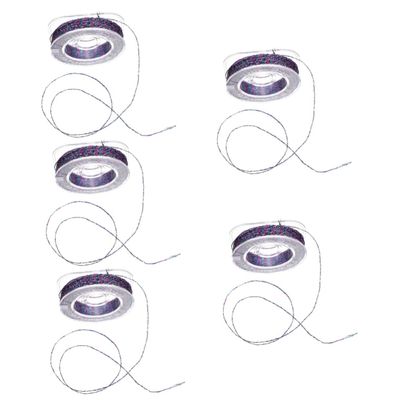 Balacoo 5 Rolls Fishing Rod Tie Ring Duct Tape Coloured Face Paint Kit Fishing Rod Whipping Fishing Tackle Kit Fishing Twine Fishing Gear Flexible Fishing Line Polyethylene Fiber