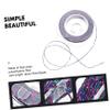 Balacoo 5 Rolls Fishing Rod Tie Ring Duct Tape Coloured Face Paint Kit Fishing Rod Whipping Fishing Tackle Kit Fishing Twine Fishing Gear Flexible Fishing Line Polyethylene Fiber view 3