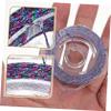 Balacoo 5 Rolls Fishing Rod Tie Ring Duct Tape Coloured Face Paint Kit Fishing Rod Whipping Fishing Tackle Kit Fishing Twine Fishing Gear Flexible Fishing Line Polyethylene Fiber view 4