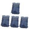 balacoo 4pcs Foldable Backpack Outdoor Backpack Hiking Daypack Backpacks for Men Waterproof Backpacks Shooting Backpack Folding Travel Bag Polyester Lightweight Men and Women, Dark Bluex4pcs view 1