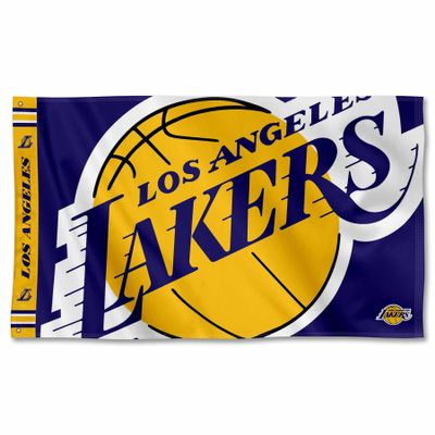 Los Angeles Lakers Printed Header 3x5 Premium Banner Flag
