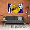 Los Angeles Lakers Printed Header 3x5 Premium Banner Flag view 4