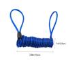 BESPORTBLE 6pcs Steel Disc Lock Cable Bike Safety Double Loop Cable Straps Coating for Bicycles Sports Gear Ladders view 3