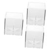balacoo 3pcs Tabletop Baseball Display Case Holder for Baseball Memorabilia Dust Transparent Storage Box for Decor view 1