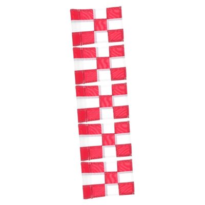 POPETPOP 5pcs Golfing Court Flag Flag for Practice Lightweight Design Easy Installation White and Red Checker Pattern