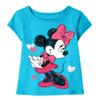 Minnie Mouse Tshirt (3-Shirts Pack) Kids & Toddler Girls Clothes 7 W/Bu/W SS view 3