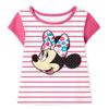 Minnie Mouse Tshirt (3-Shirts Pack) Kids & Toddler Girls Clothes 7 W/Bu/W SS view 4