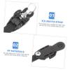 VANZACK 3pcs Roller Skate Buckle Ice Skates Strap Replacement Straps Professional Fixing view 2