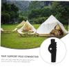SKISUNO Tent Folding Joint Support Rod Connector Nylon Durable Outdoor Tent Pole Repair Accessories for Camping Frame DIY 3.14X0.78X0.59In view 3