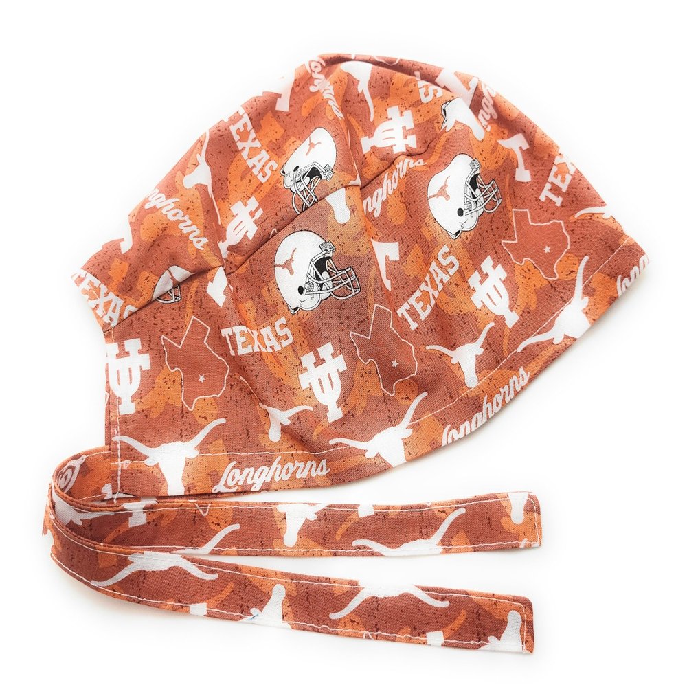 Scrub Hat Sports Teams University Fun Summer Cotton Fabric Cap Do-Rag Skull Multi Colors
