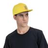 Byoblu Coat of Arms of The Turks and Caicos Islands Baseball Cap for Men Or Women Flat Brim Hat Adjustable Yellow view 3