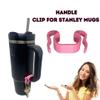 Chatelet Handle Clip Compatible with Stanley Mugs | Innovative Pop-on Handle Clip for Stanleys | Keep Keys or Other Items Handy | Made in USA (Pink) view 2