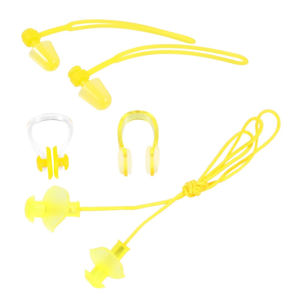 POPETPOP 12pcs Earplug and Nose Clip Set Unisex Swimming Kit for Adults Lightweight and Comfortable Design for Enhanced Water Activities