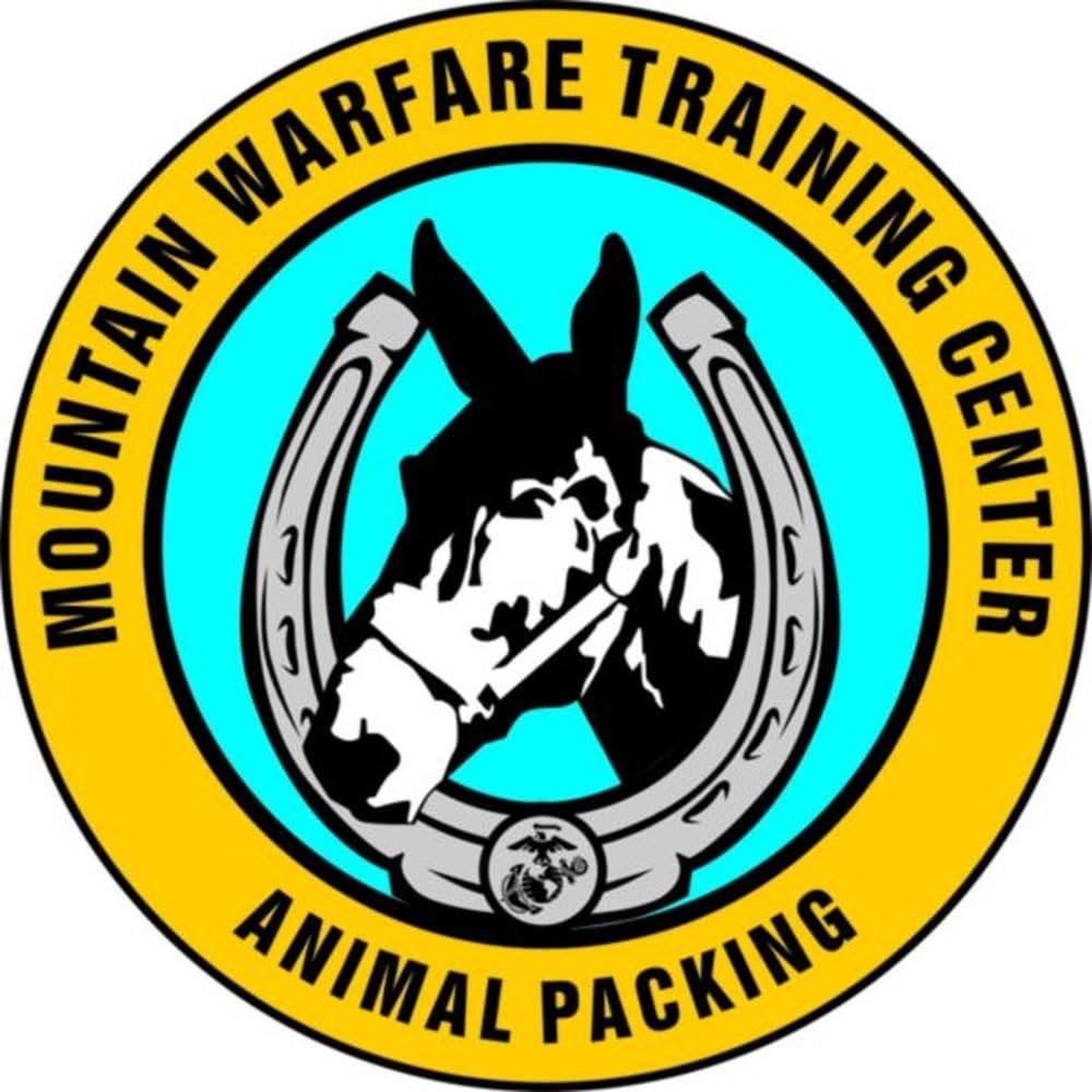 Mountain Warfare Training Center Animal Packing 3" Decal