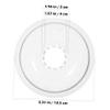 BESPORTBLE 5pcs Protective Cover Chain Bikes Folding Wagon Bike Freewheels Spoke Protector Bike Spoke Protector Bike Part Bike Flywheels Guard Bike Hub Protector Major Hubcaps Plastic view 2