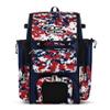 Boombah Superpack Bat Pack - Backpack Version (no wheels) - BPSPCMC23 Digital Camo Navy/Red view 1