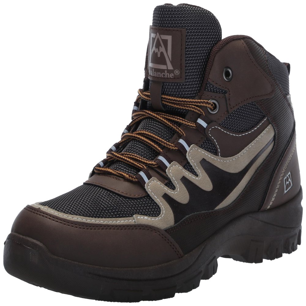 Avalanche Hiking Boots - Backpacking Shoes for Kids - Brown (size 7.5 Toddler)
