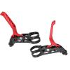 Alomejor Mountain Bike Brake Levers, Lightweight Design Enhanced Control Aluminum Brake Levers Hollow Construction for Mountain Bikers Off-Road Cyclists Trail Riding view 1