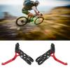 Alomejor Mountain Bike Brake Levers, Lightweight Design Enhanced Control Aluminum Brake Levers Hollow Construction for Mountain Bikers Off-Road Cyclists Trail Riding view 3