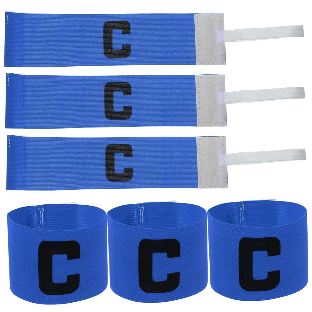 BESPORTBLE 6pcs Soccer Captain Armbands for Football Teams Team Captain Sleeves Portable and Easy to Store