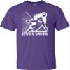 4X-Large Purple Mens Jesus Saves Funny Easter Christian Soccer Goalie T-Shirt view 2