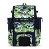 Boombah Superpack Bat Pack - Backpack Version (no wheels) - BPSPCMC23 Digital Camo Navy/Lime Green view 1