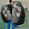 Fitdom Heavy Duty Large Soccer Mesh Equipment Ball Bag w/Adjustable Shoulder Strap Design for Coach. 2 Front Pockets for Sporting Accessories. Best for All Outdoor & Water Gears view 2