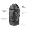 Fitdom Heavy Duty Large Soccer Mesh Equipment Ball Bag w/Adjustable Shoulder Strap Design for Coach. 2 Front Pockets for Sporting Accessories. Best for All Outdoor & Water Gears view 3